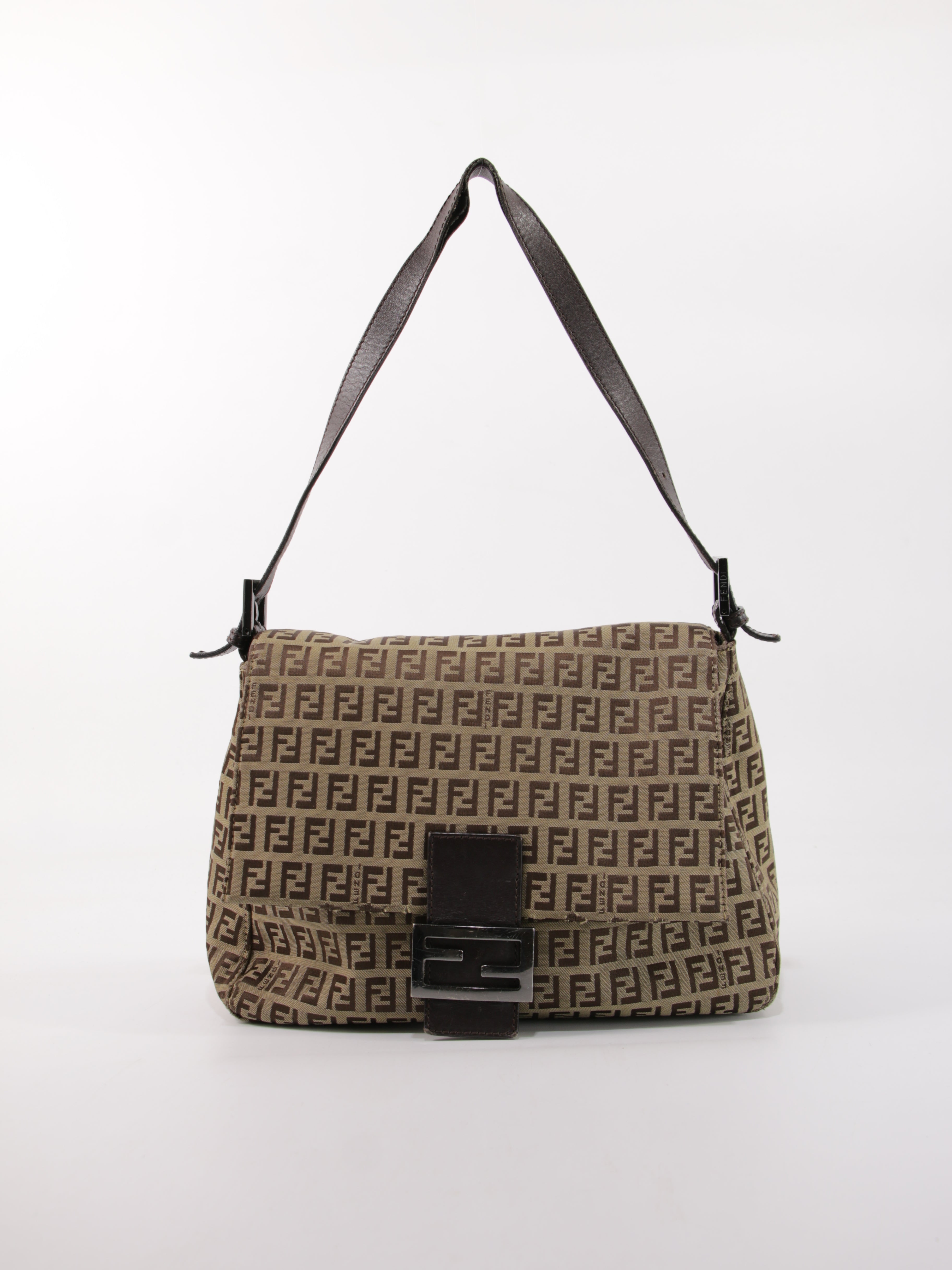Fendi Mamma Baguette Brown Canvas | Ref. 41748 – Collector's Cage