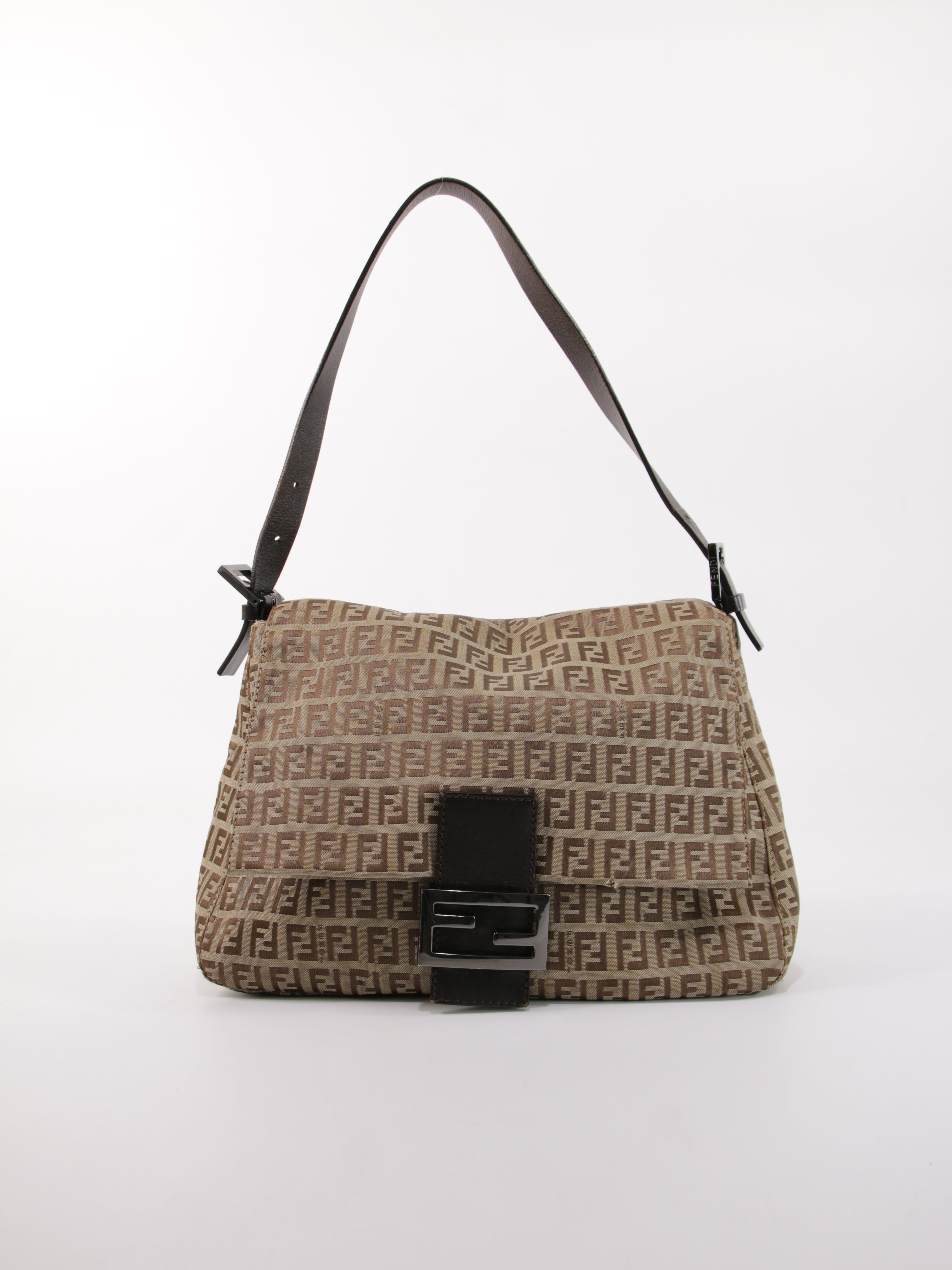 Fendi Mamma Baguette Brown Canvas | Ref. 41737 – Collector's Cage