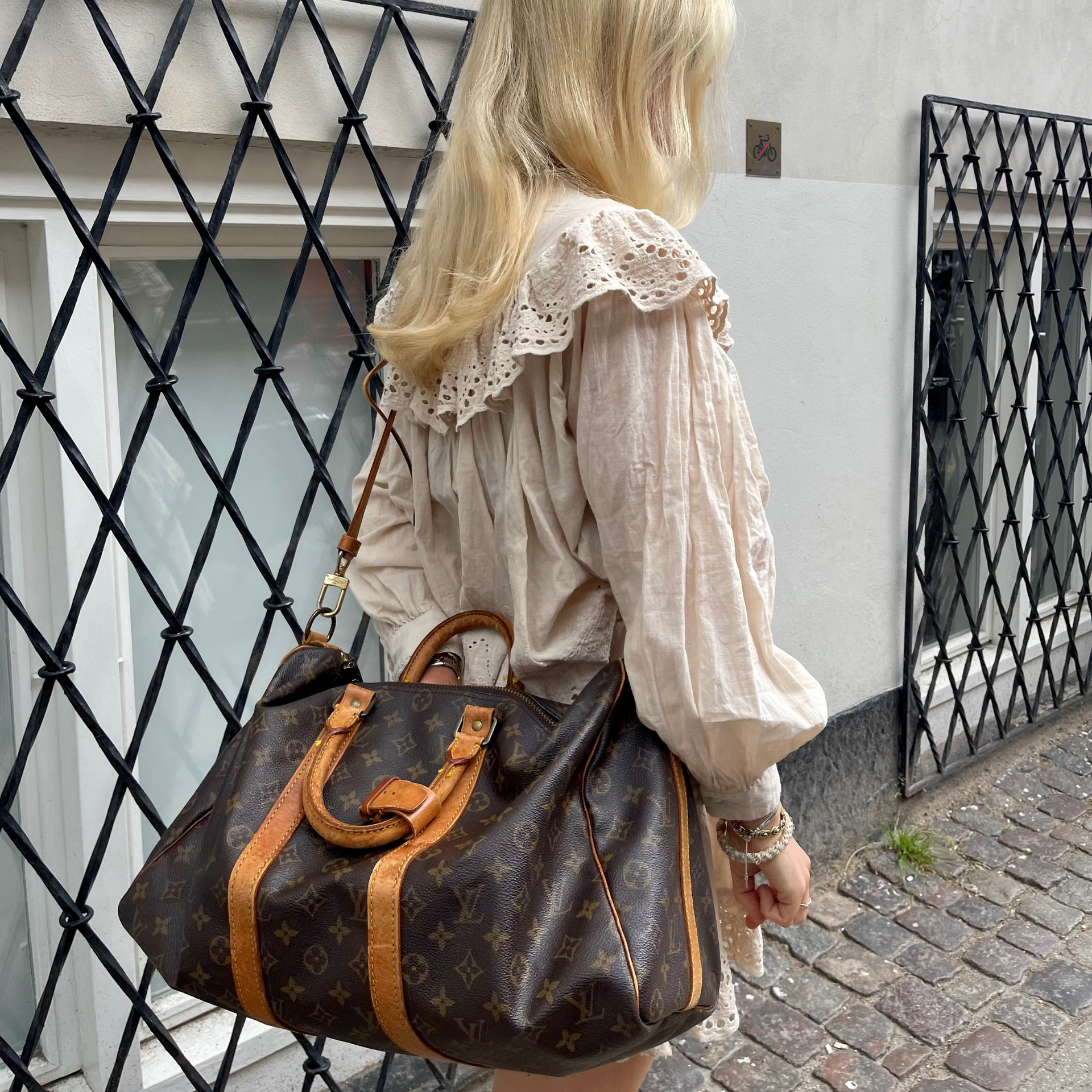 Louis Vuitton Keepall 45 Brown Canvas