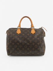 Louis Vuitton Speedy 30 Brown Canvas