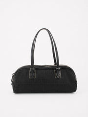 Fendi Hand Bag Black Canvas