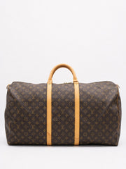 Louis Vuitton Keepall 60 Brown Canvas