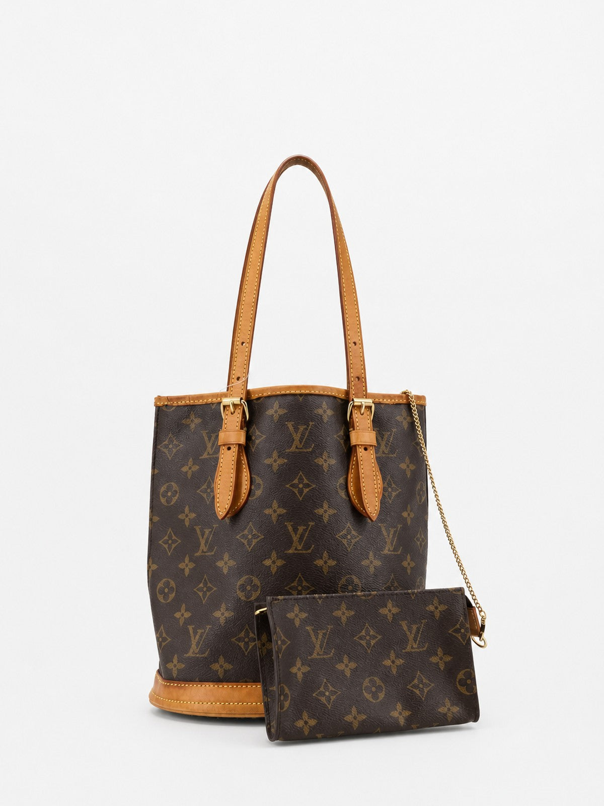 Louis Vuitton Mini Bucket Brown Canvas