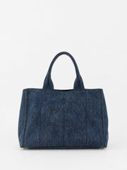 Prada Medium Canapa Blue Denim