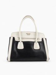 Prada Hand Bag Black Leather