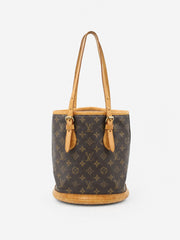 Louis Vuitton Mini Bucket Brown Canvas