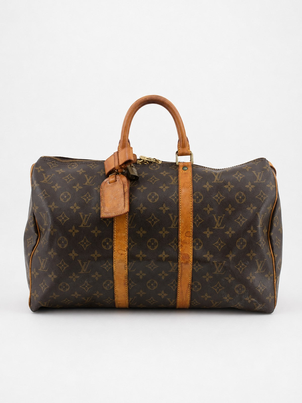Louis Vuitton Keepall 45 Brown Canvas