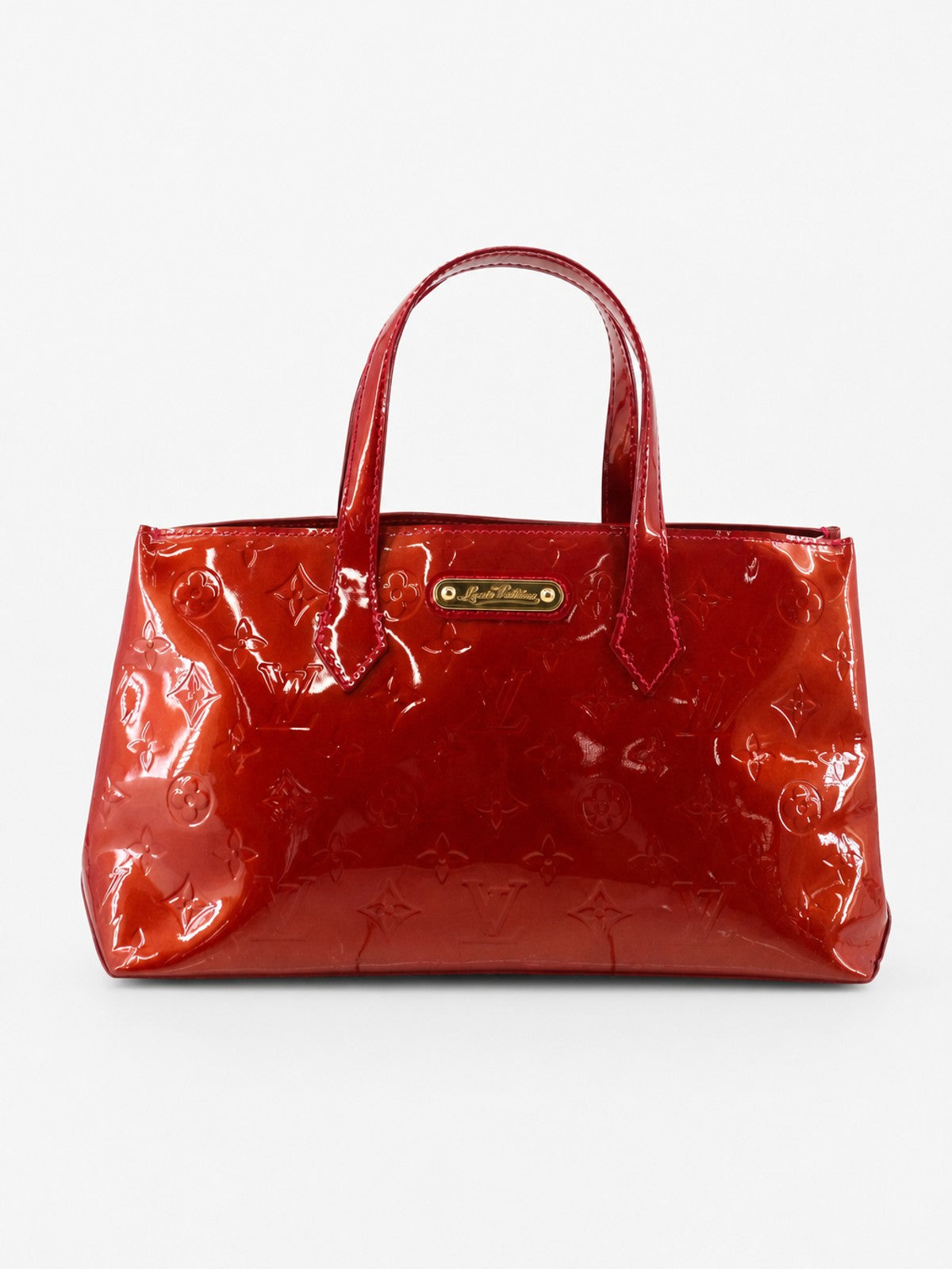 Louis Vuitton Wilshire PM Bordeaux Vernis leather