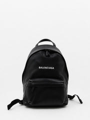 Balenciaga Backpack Black Leather