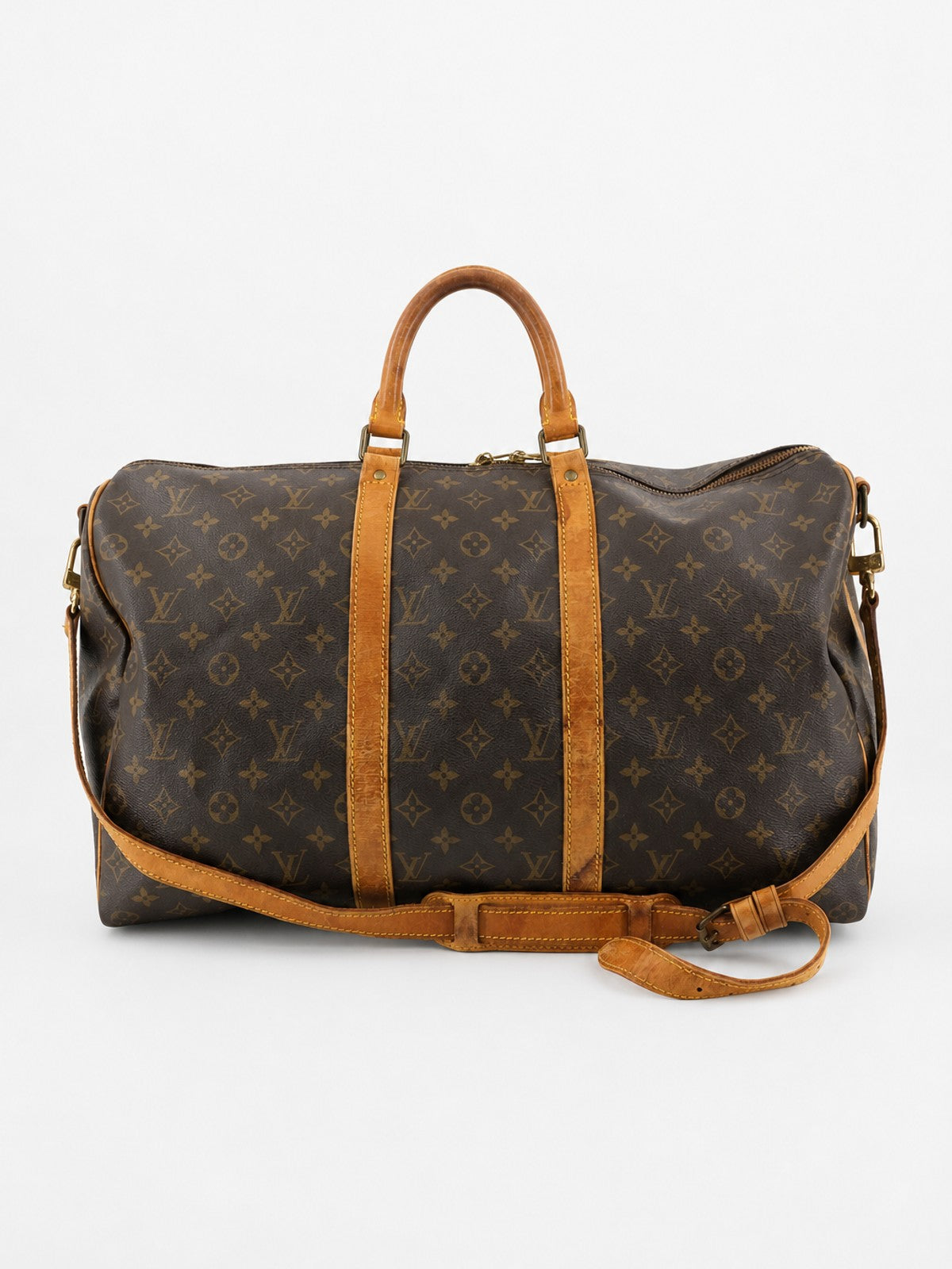Louis Vuitton Keepall 50 Brown Canvas