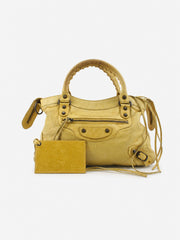 Balenciaga First Yellow Leather