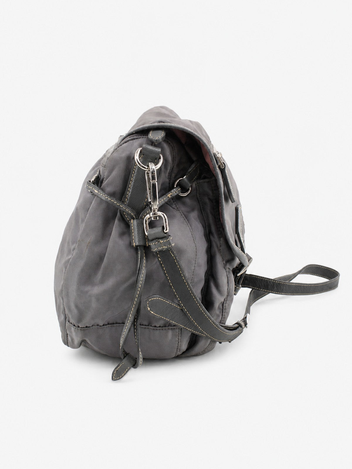 Prada Double Buckle Messenger