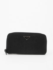 Prada Wallet Black Fabric
