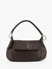 Prada Shoulder Bag Brown Leather